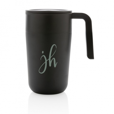 Logo trade business gift photo of: GRS Recycled PP and SS mug with handle