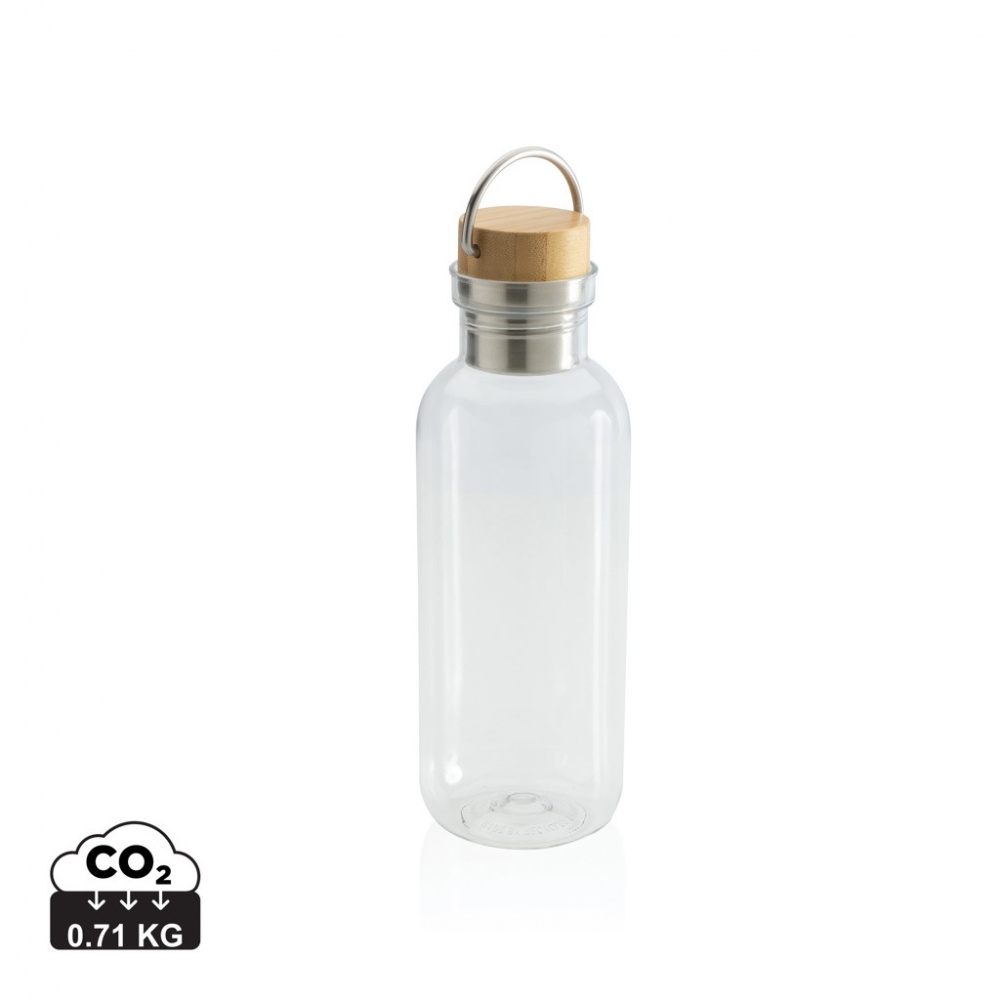 Logotrade promotional merchandise picture of: RCS RPET bottle with bamboo lid and handle