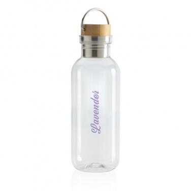 Logotrade business gift image of: RCS RPET bottle with bamboo lid and handle