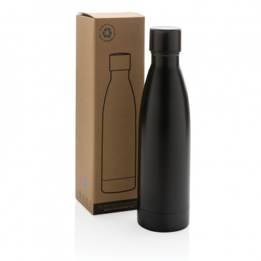 Logo trade corporate gifts image of: RCS Recycled stainless steel solid vacuum bottle