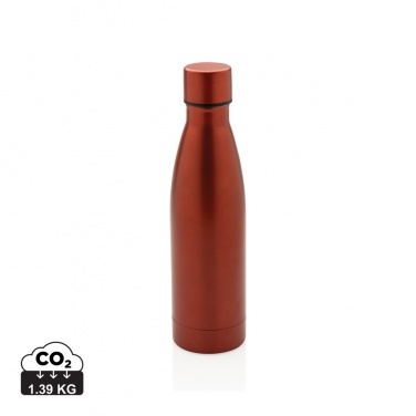 Logo trade business gifts image of: RCS Recycled stainless steel solid vacuum bottle