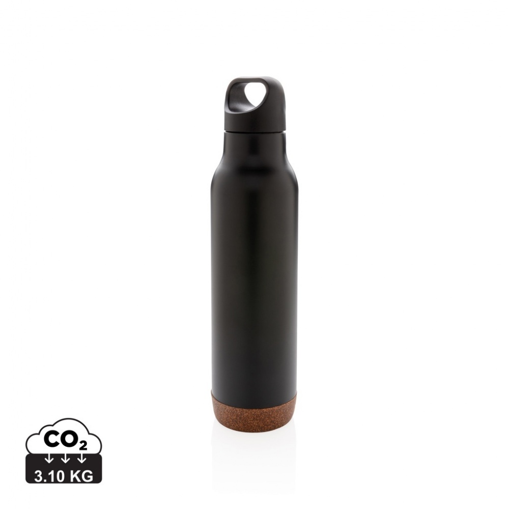 Logo trade promotional merchandise photo of: Cork leakproof vacuum flask