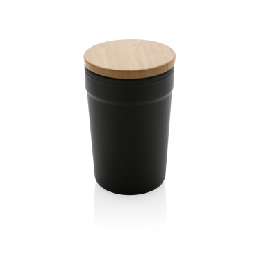Logotrade advertising product picture of: GRS certified recycled PP mug with bamboo lid
