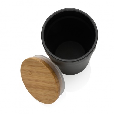 Logotrade promotional giveaways photo of: GRS certified recycled PP mug with bamboo lid