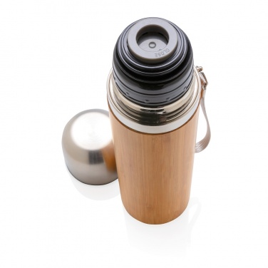 Logotrade advertising products photo of: Bamboo vacuum travel flask