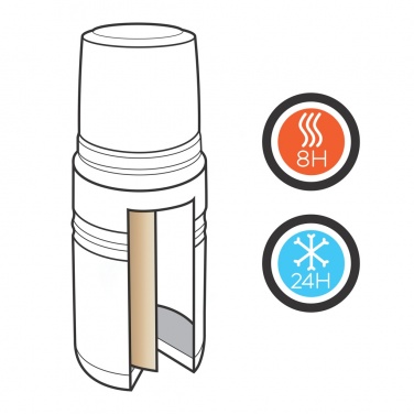 Logotrade corporate gift image of: Swiss Peak Elite 0.5L copper vacuum flask