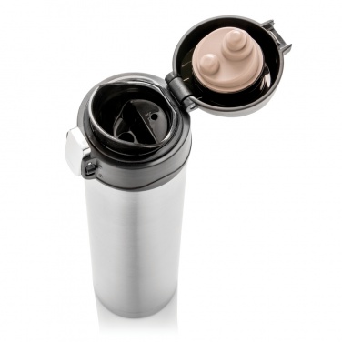 Logo trade business gifts image of: Easy lock vacuum flask