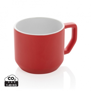Logotrade promotional product image of: Ceramic modern mug 350ml