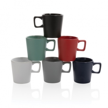 Logotrade promotional giveaway image of: Ceramic modern coffee mug 300ml