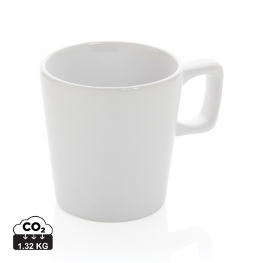 Logo trade promotional products image of: Ceramic modern coffee mug 300ml