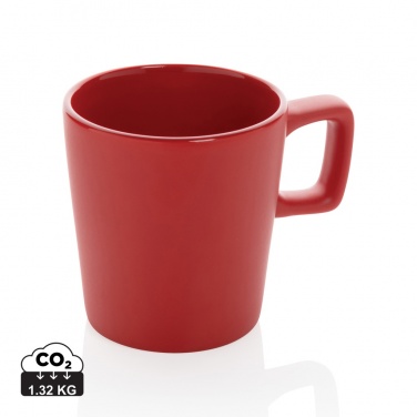 Logotrade advertising product picture of: Ceramic modern coffee mug 300ml
