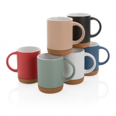 Logotrade corporate gift picture of: Ceramic mug with cork base 280ml