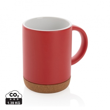 Logotrade promotional giveaway image of: Ceramic mug with cork base 280ml