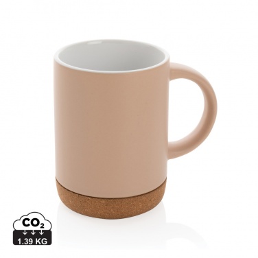 Logotrade promotional gift picture of: Ceramic mug with cork base 280ml