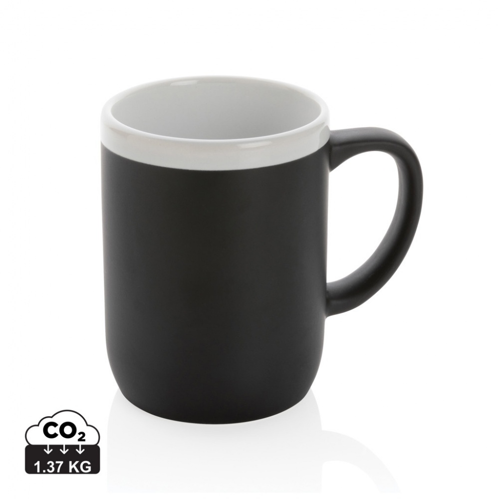 Logotrade corporate gift image of: Ceramic mug with white rim 300ml