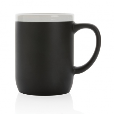 Logo trade corporate gifts picture of: Ceramic mug with white rim 300ml