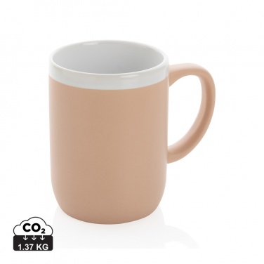Logo trade promotional items picture of: Ceramic mug with white rim 300ml