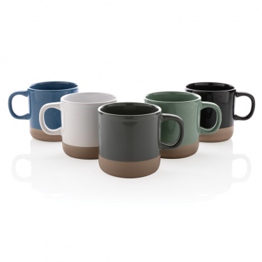 Logo trade advertising products image of: Glazed ceramic mug 360ml