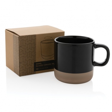 Logotrade promotional item picture of: Glazed ceramic mug 360ml