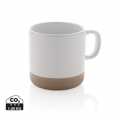 Logo trade promotional product photo of: Glazed ceramic mug 360ml