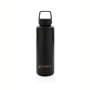 Logo trade promotional gifts picture of: RCS certified recycled PP water bottle with handle