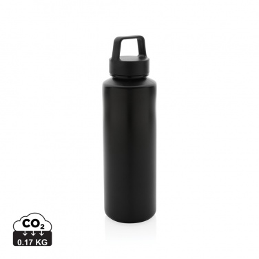 Logo trade business gifts image of: RCS certified recycled PP water bottle with handle