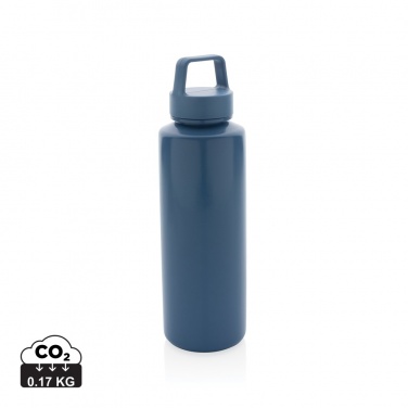 Logo trade promotional gift photo of: RCS certified recycled PP water bottle with handle