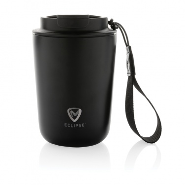 Logotrade promotional merchandise photo of: Cuppa RCS re-steel vacuum tumbler with lanyard
