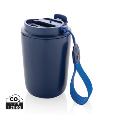 Logotrade promotional merchandise picture of: Cuppa RCS re-steel vacuum tumbler with lanyard