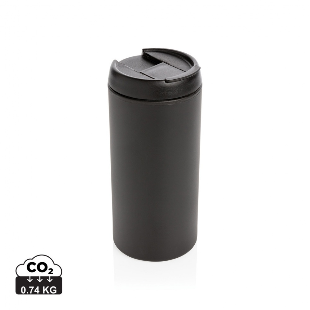 Logo trade advertising products image of: Metro RCS Recycled stainless steel tumbler