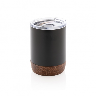 Logo trade promotional giveaways picture of: RCS Re-steel cork small vacuum coffee mug