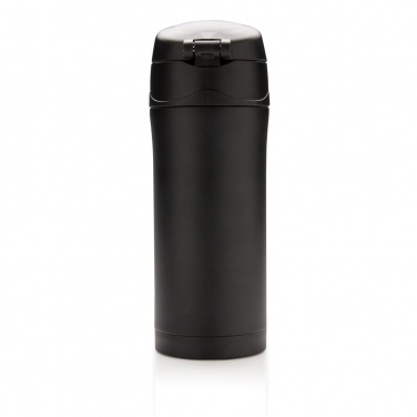 Logo trade promotional giveaway photo of: RCS Recycled stainless steel easy lock vacuum mug