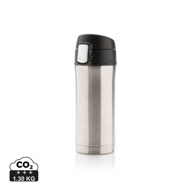Logotrade corporate gifts photo of: RCS Recycled stainless steel easy lock vacuum mug