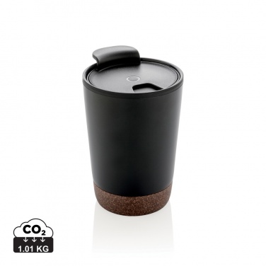 Logotrade promotional item picture of: GRS RPP stainless steel cork coffee tumbler