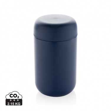 Logo trade promotional item photo of: Brew RCS certified recycled stainless steel vacuum tumbler