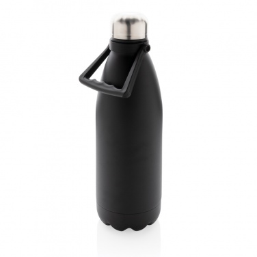Logo trade corporate gifts picture of: RCS Recycled stainless steel large vacuum bottle 1.5L