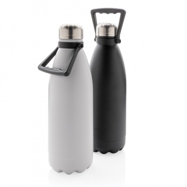 Logo trade promotional products picture of: RCS Recycled stainless steel large vacuum bottle 1.5L