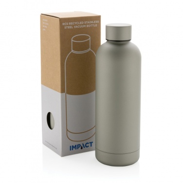 Logo trade business gift photo of: RCS Recycled stainless steel Impact vacuum bottle