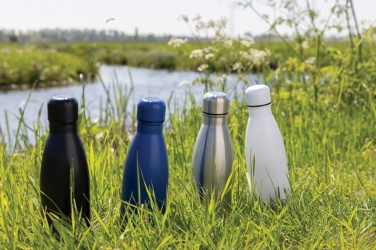 Logotrade advertising product image of: Eureka RCS certified re-steel single wall water bottle