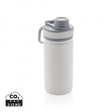 Logotrade business gift image of: Vacuum stainless steel bottle with sports lid 550ml