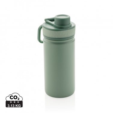Logo trade promotional giveaways picture of: Vacuum stainless steel bottle with sports lid 550ml