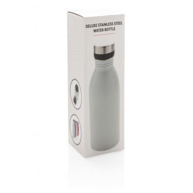 Logo trade promotional merchandise picture of: Deluxe stainless steel water bottle