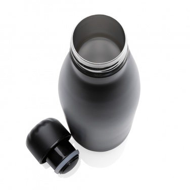 Logo trade promotional giveaway photo of: Solid colour vacuum stainless steel bottle 500 ml