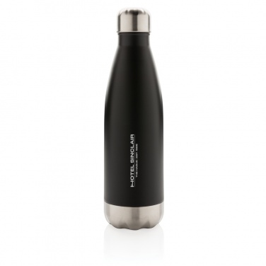 Logo trade corporate gifts image of: Vacuum insulated stainless steel bottle