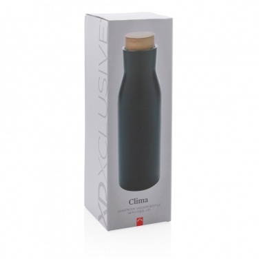 Logo trade promotional giveaway photo of: Clima leakproof vacuum bottle with steel lid