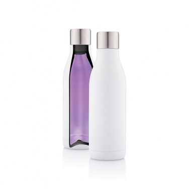 Logo trade business gift photo of: UV-C steriliser vacuum stainless steel bottle