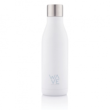 Logo trade business gift photo of: UV-C steriliser vacuum stainless steel bottle