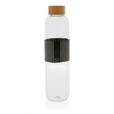 Logotrade promotional giveaways photo of: Impact borosilicate glass bottle with bamboo lid