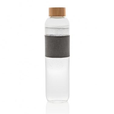Logotrade corporate gifts photo of: Impact borosilicate glass bottle with bamboo lid