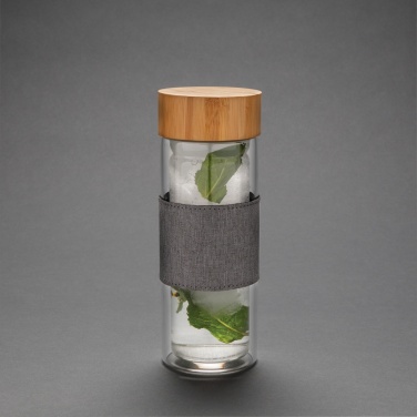 Logotrade promotional gift image of: Impact double wall borosilicate glass bottle